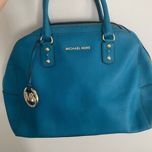 Michael Kors Teal Satchel
